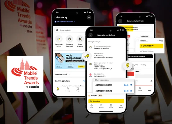 Aplikacja mobilna TIM z nagrodą Mobile Trends Awards 2024