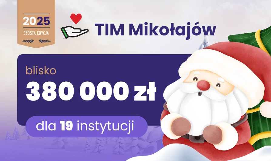 Mikołaj wylądował dzień wcześniej – mamy listę organizacji, które otrzymają rekordowe 21 500 zł wsparcia od TIM-u Mikołajów
